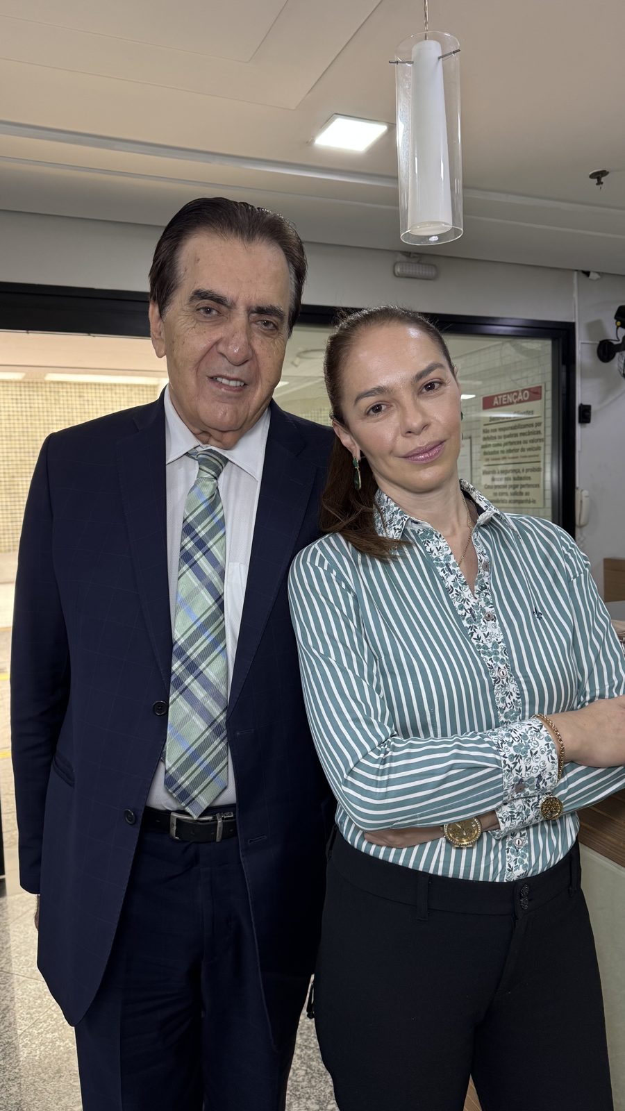 Rogério em visita